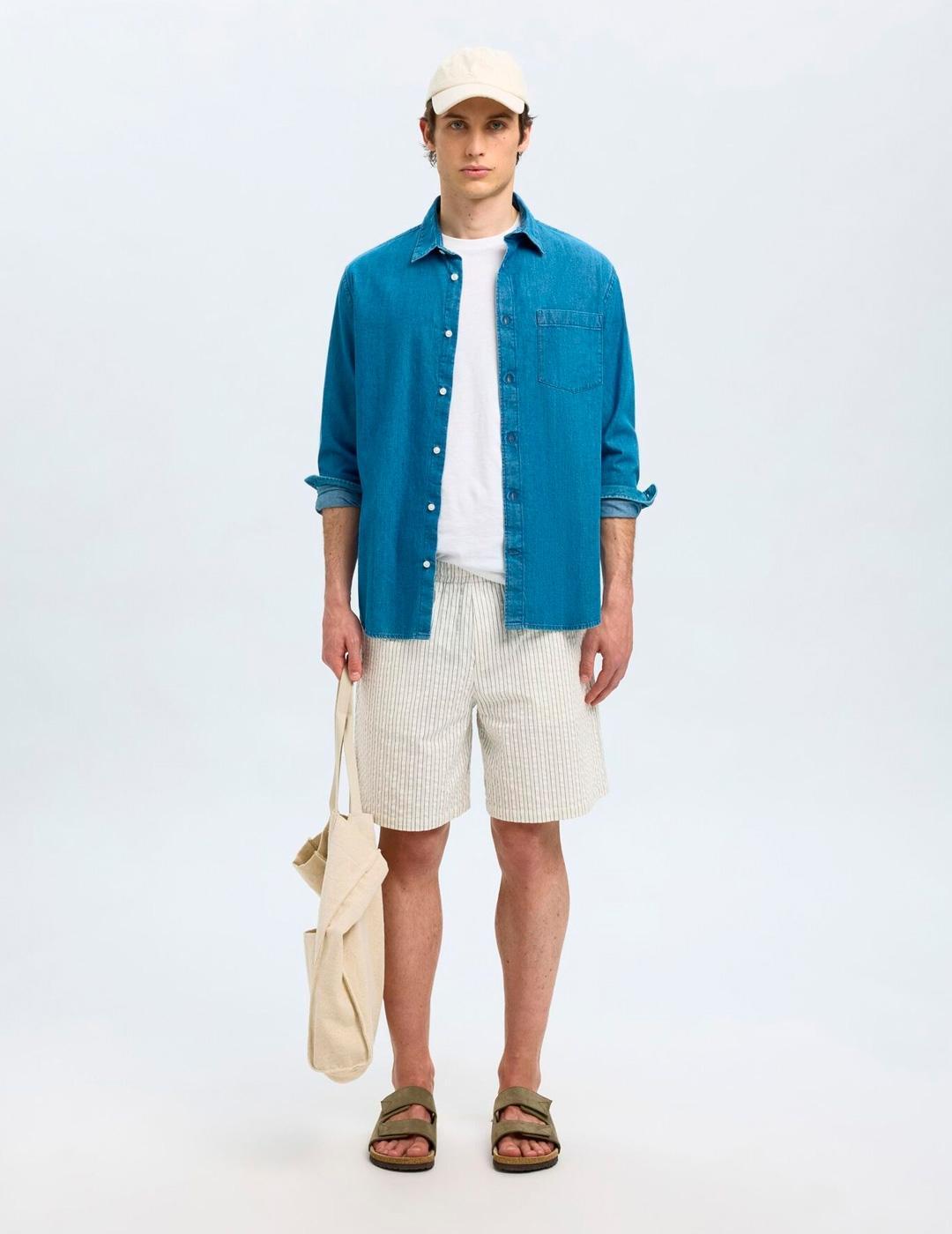 Bermudas y pantalones cortos para Hombre Selected  Beige 3/6