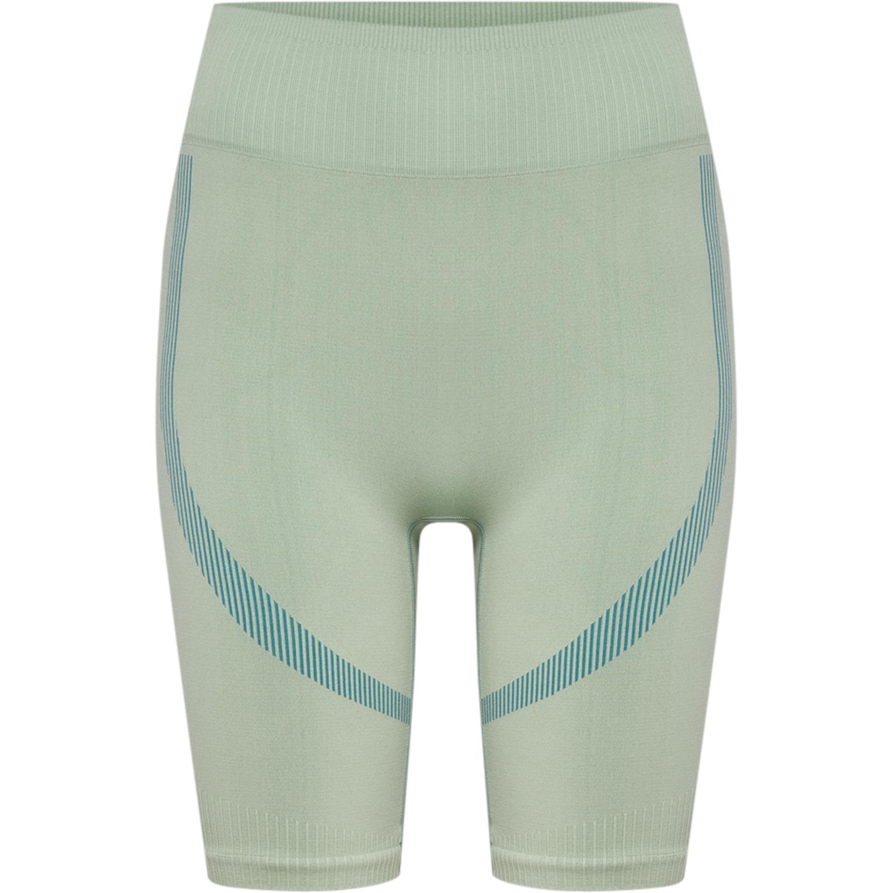 Nahtlose Radlerhose Damen Hummel Hiit 2/5