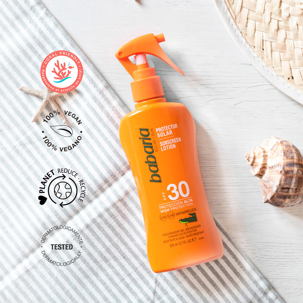 Babaria Spray Solar Corporal Aloe Vera SPF30 200 ml 7/7
