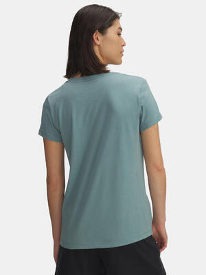 Dames trainingsshirt under armour rival logo serpentine/jasper blue