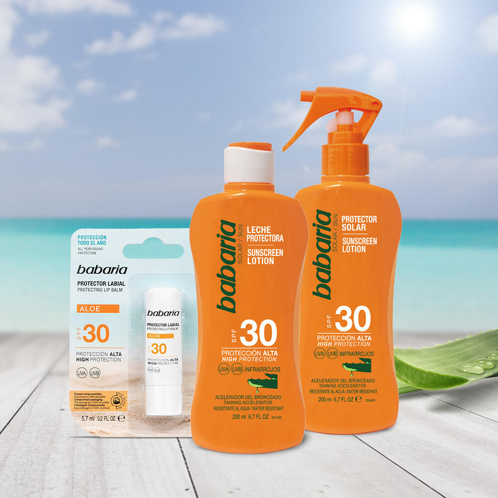 Babaria Spray Solar Corporal Aloe Vera SPF30 200 ml 6/7
