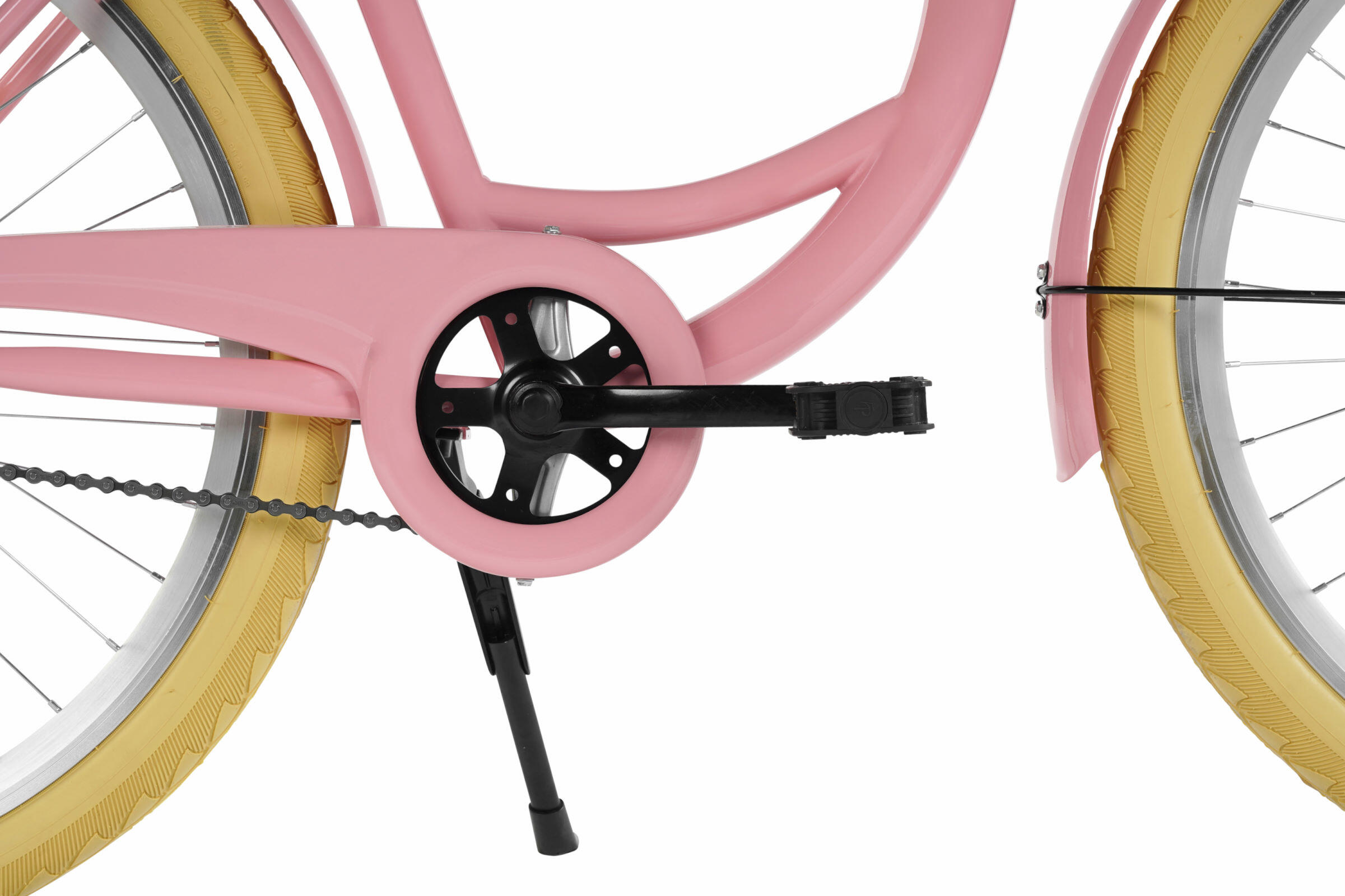 Kinderfiets Davi Aria 24", 7 versnellingen, 130-165 cm, Roze/Crème 7/7