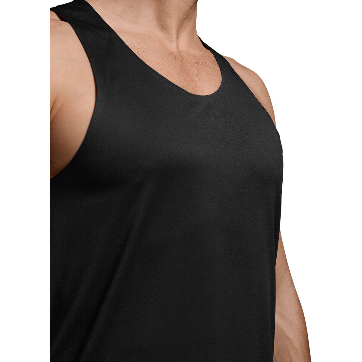 Camiseta De Tirantes Hombre Light Speed Tech Singlet 2XU Negro 4/4