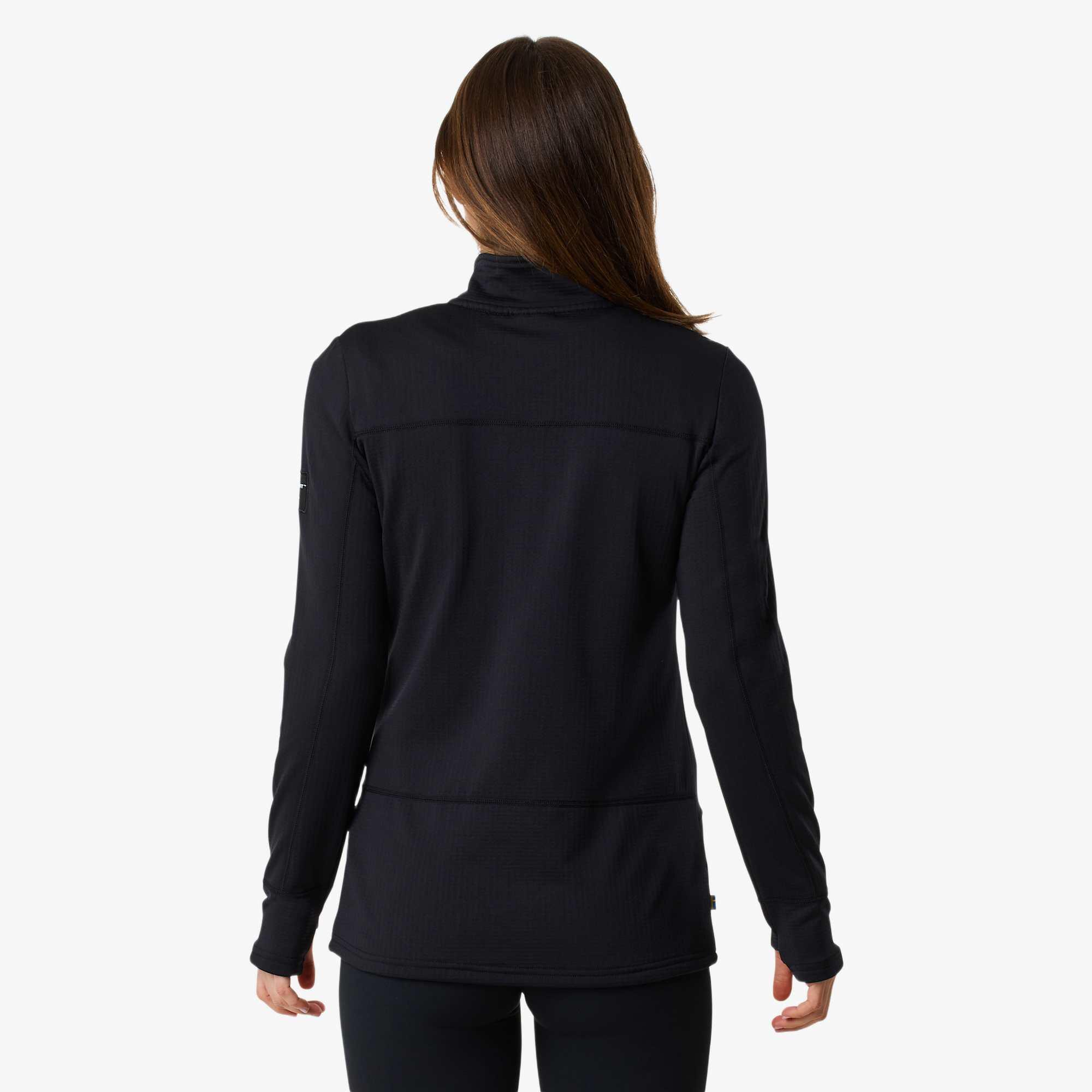 Veste polaire randonnée femme zippée intégrale Trondheim Wind Mid Layer Full Zip 2/7