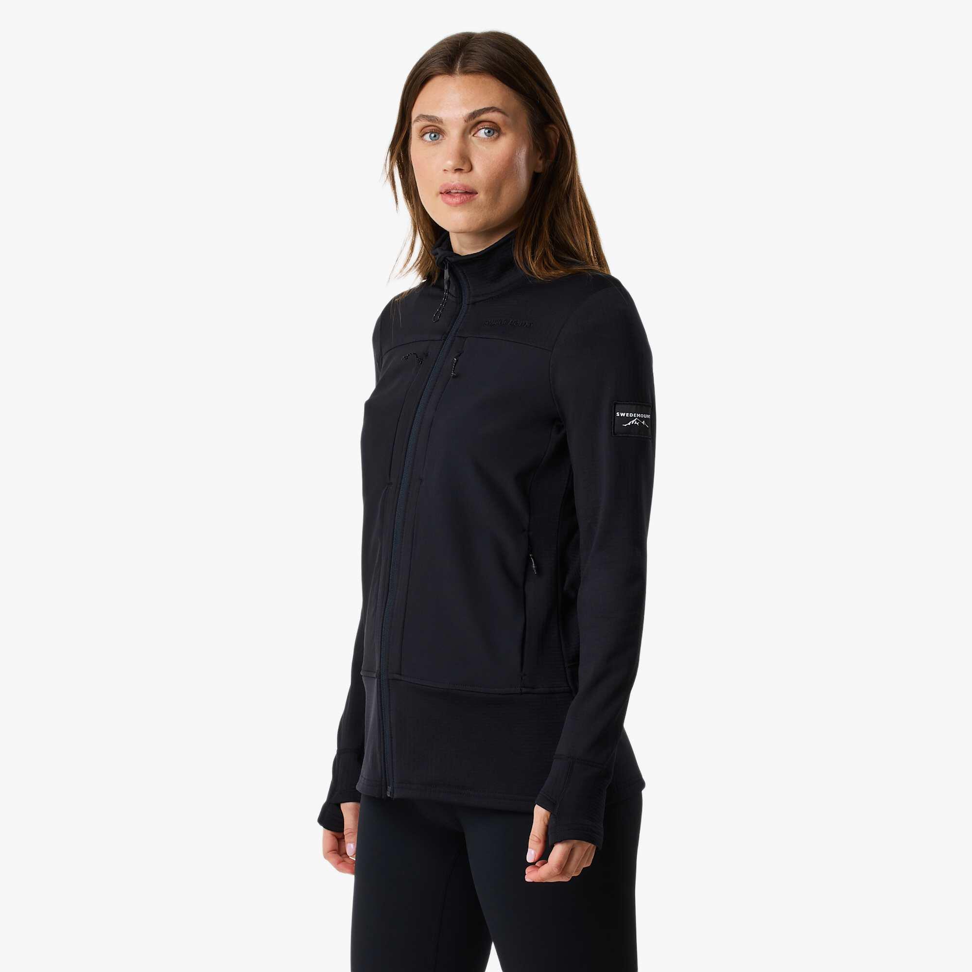 Veste polaire randonnée femme zippée intégrale Trondheim Wind Mid Layer Full Zip 4/7