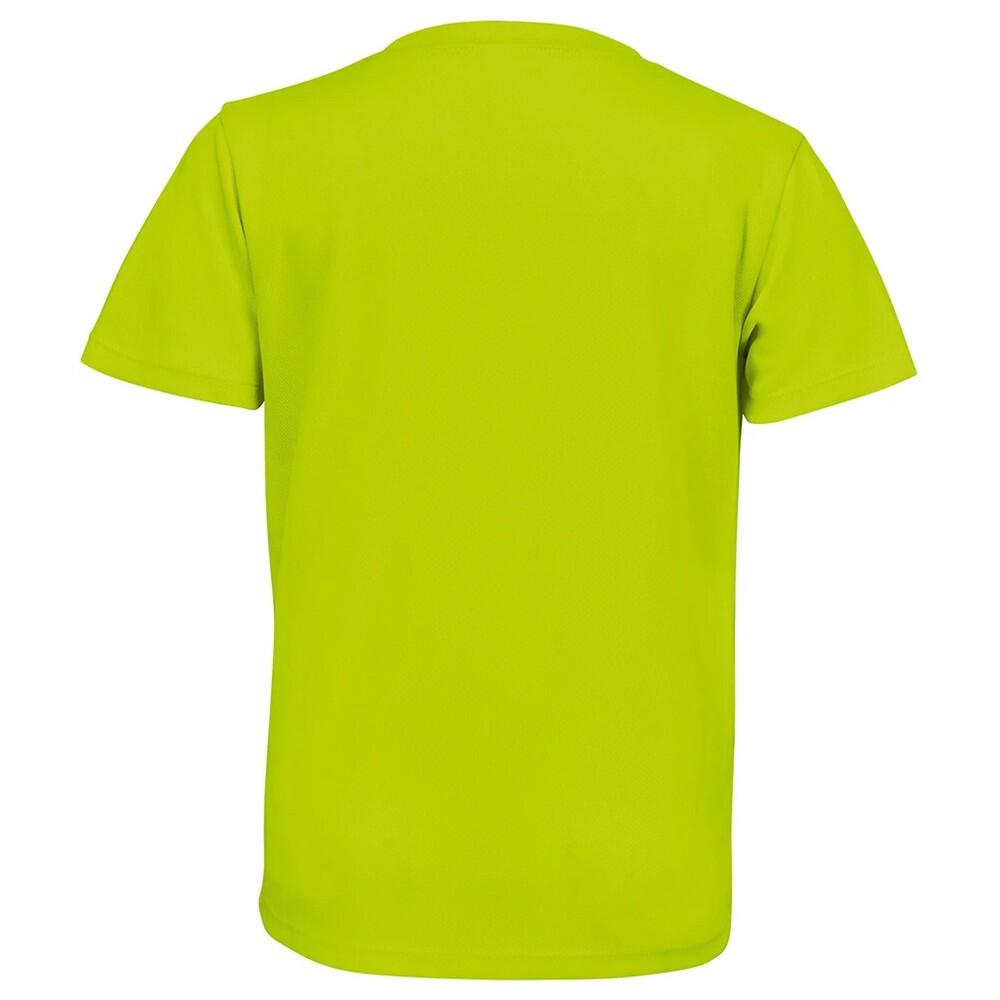 Childrens/Kids Sprint TShirt (Neon Yellow) 2/4