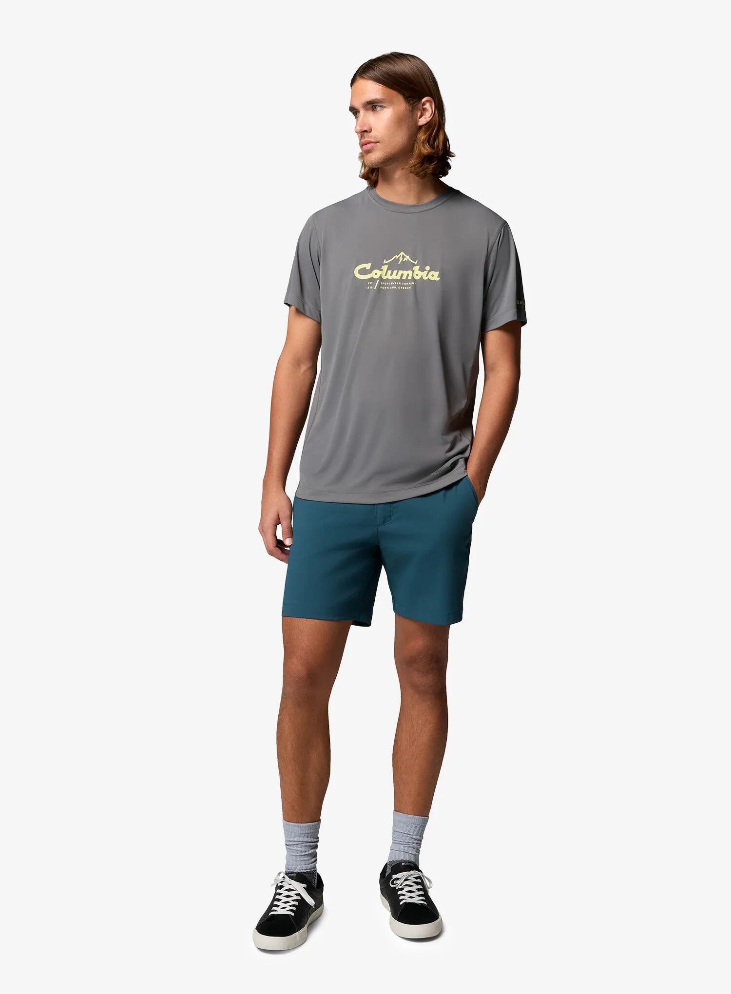 Koszulka szybkoschnąca Columbia Zero Rules Light S/S Graphic Crew 3/6