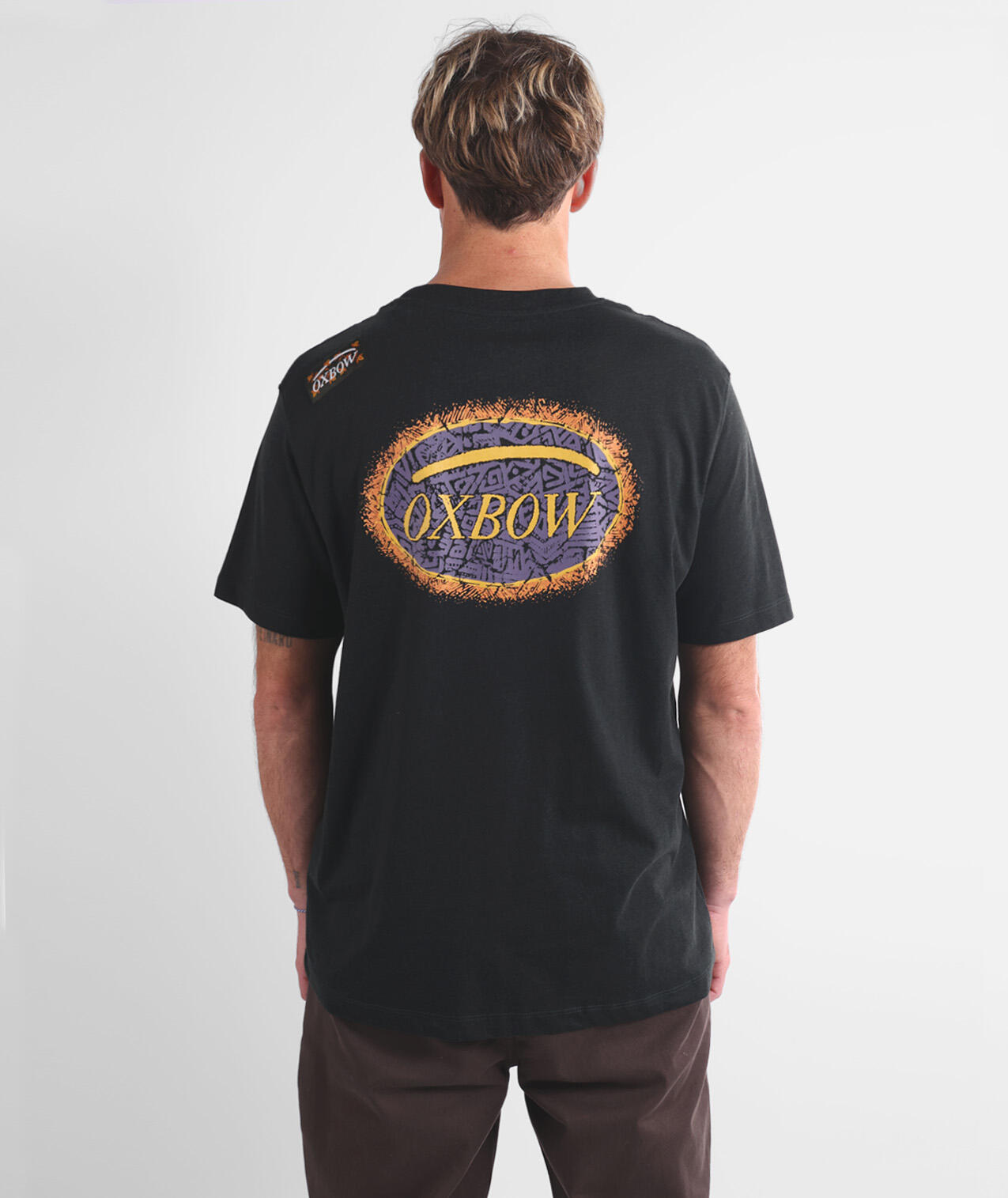 Gemarmerd T-shirt met korte mouwen SIGN 3/5