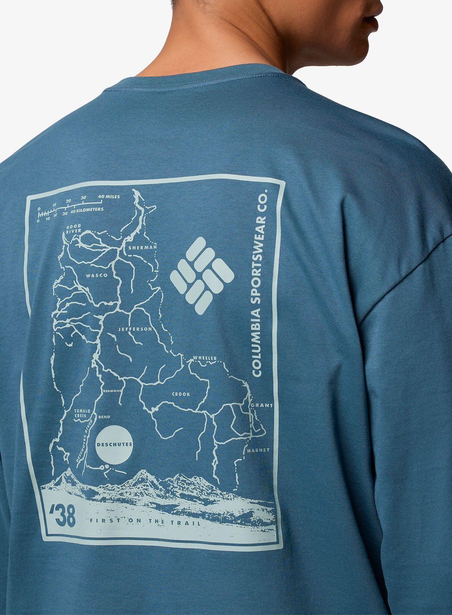 Bluza bez kaptura Columbia Black Butte LS Graphic Tee 6/6