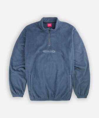 Fleece met halve rits oldtimes