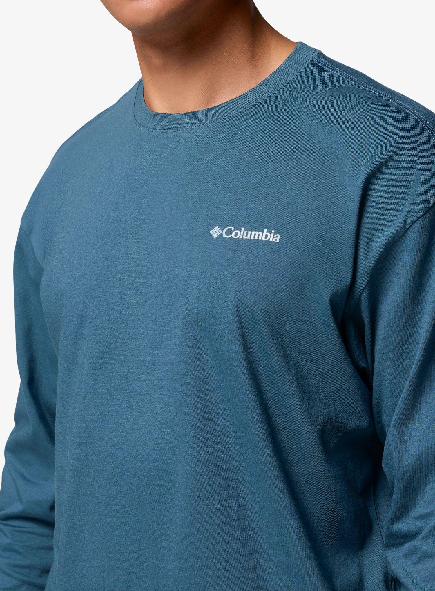 Bluza bez kaptura Columbia Black Butte LS Graphic Tee 5/6