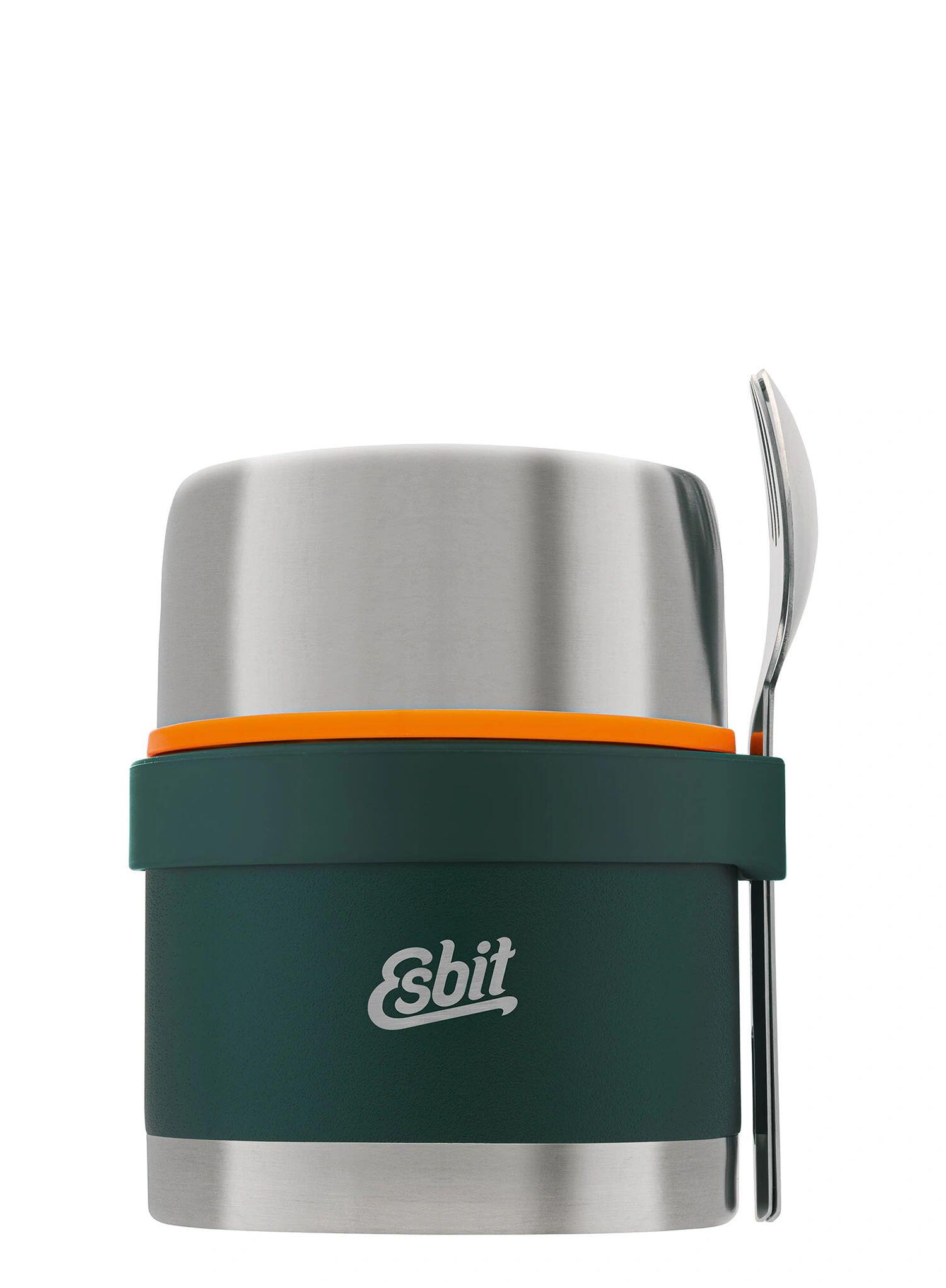 Termos obiadowy Esbit Classic Food Jug with Cutlery Set 0,5L - forest green 6/7