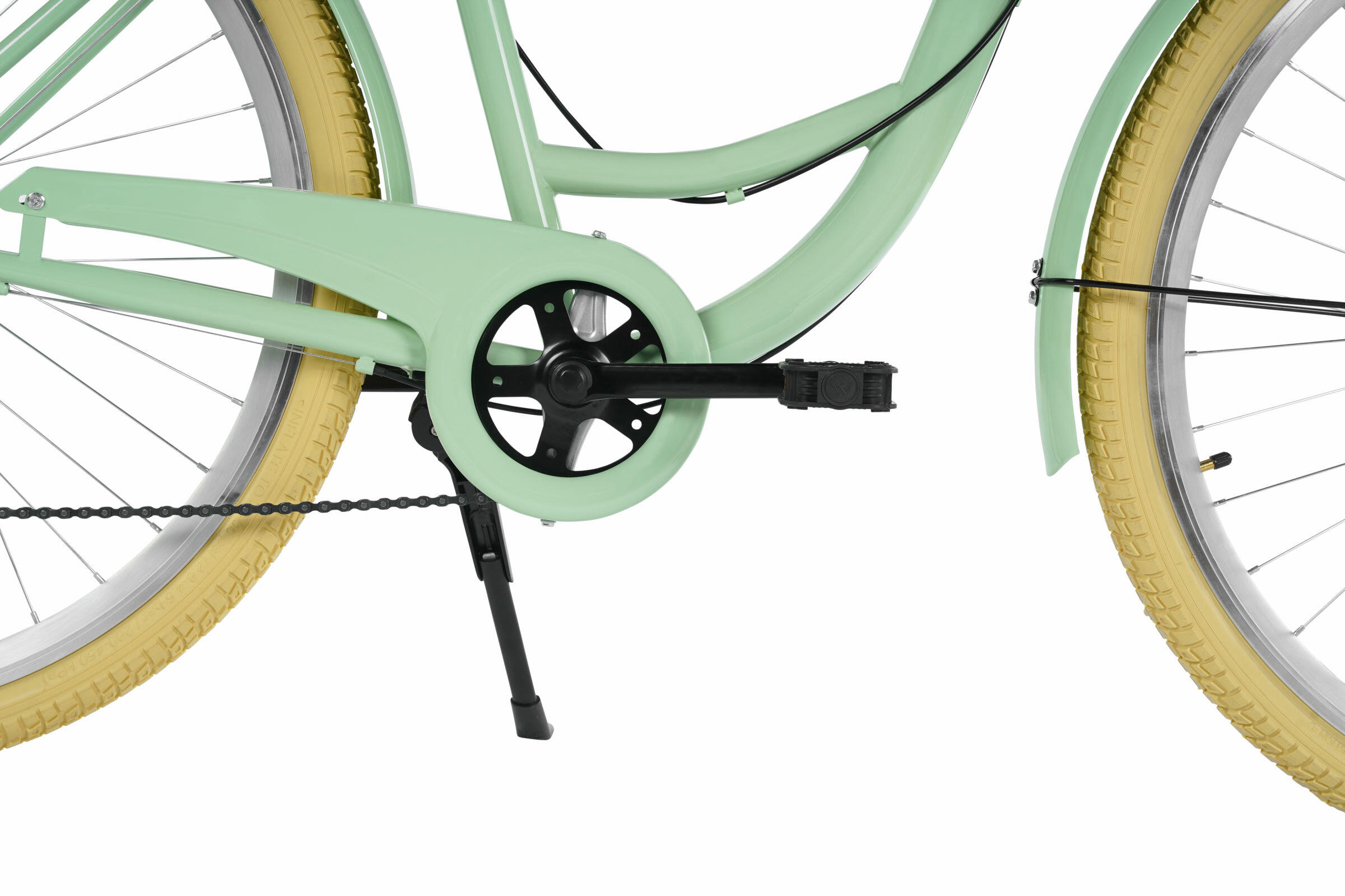 Vélo femme Davi Mila 28″, 160–185 cm, 1 vitesse, vert/crème 7/7