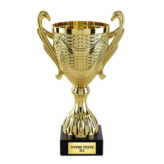 Coupe classique or hauteur 36 cm diamètre 140 mm