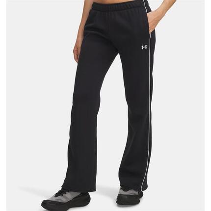 Spodnie Dresowe Damskie UA RIVAL FLC PIPED PANT 6003711-003