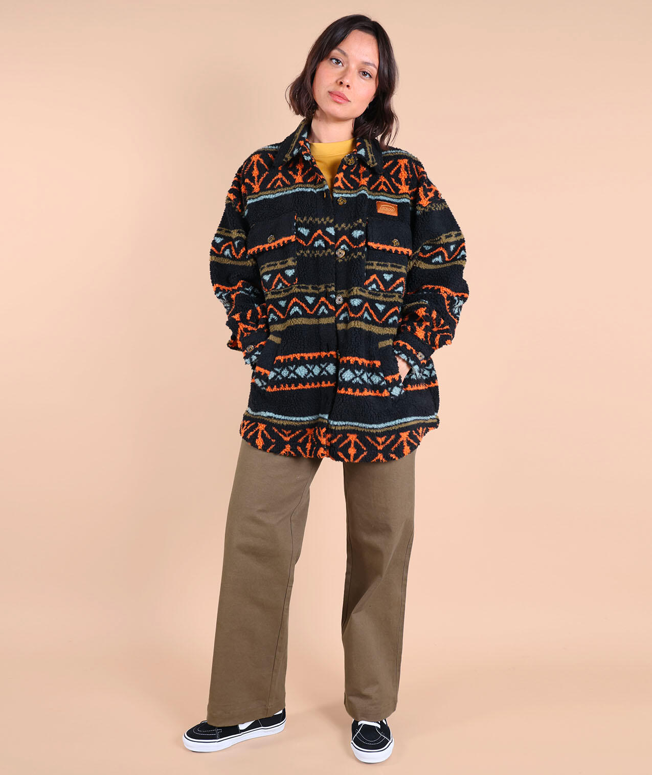 Surchemise sherpa jacquard HOMEY 3/5
