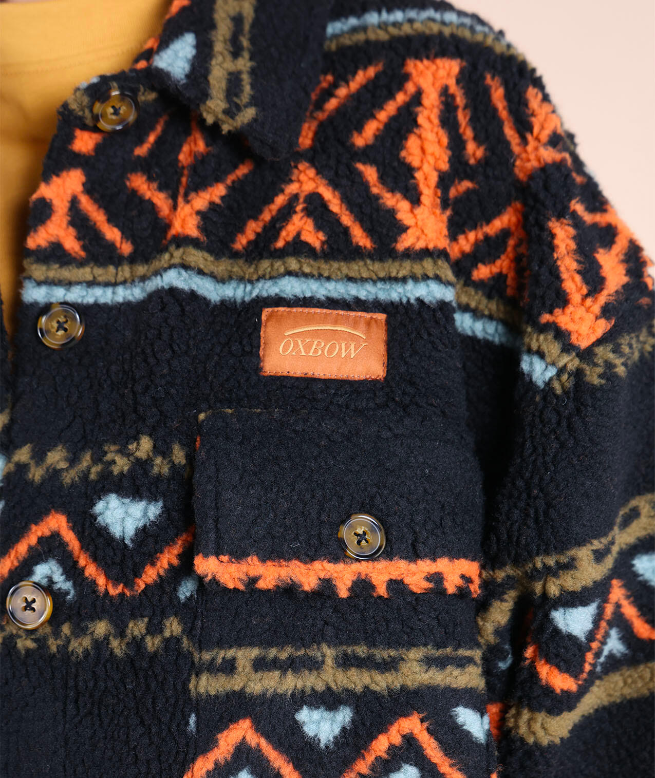 Surchemise sherpa jacquard HOMEY 5/5