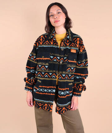 Surchemise sherpa jacquard HOMEY