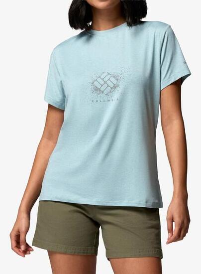 Koszulka szybkoschnąca damska Columbia Parsons Point S/S Graphic Tee