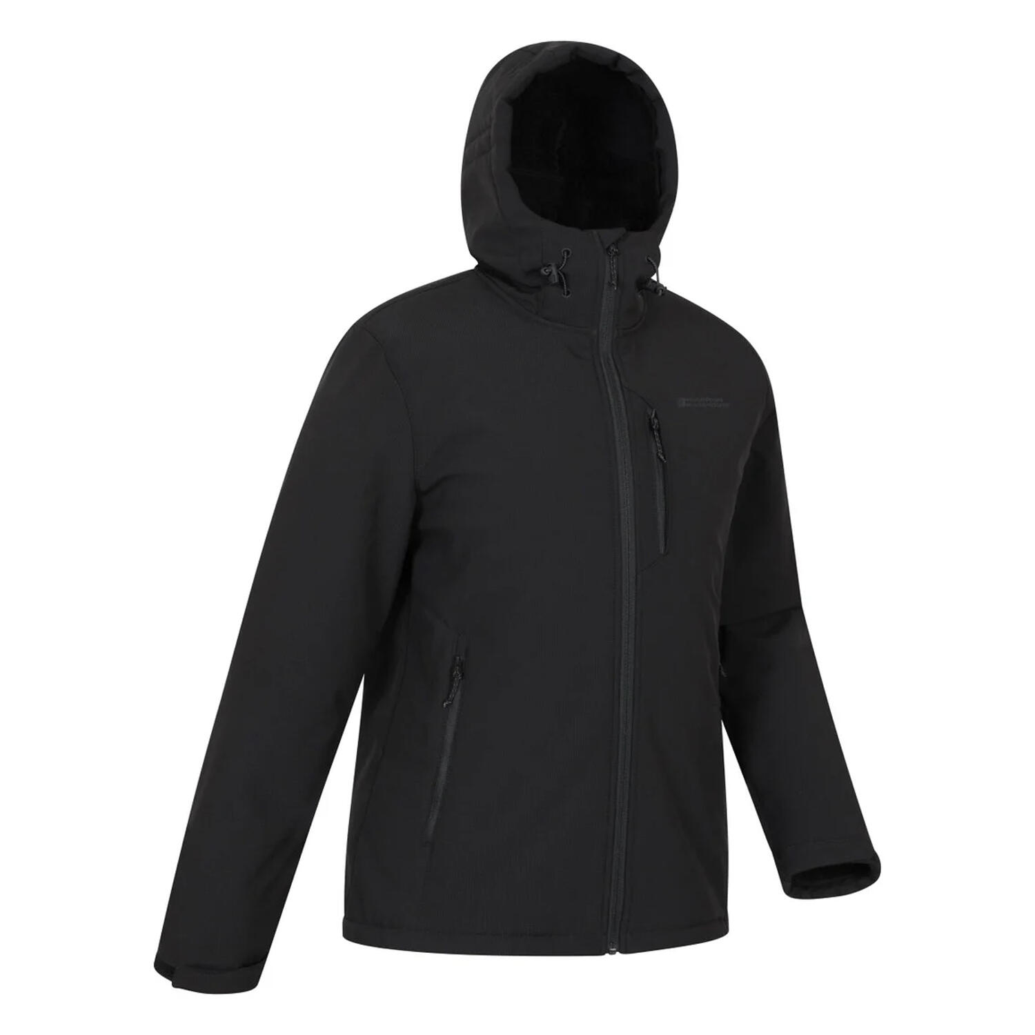 Giacca Soft Shell Foderato In Pelliccia Sintetica Uomo Mountain Warehouse 4/5