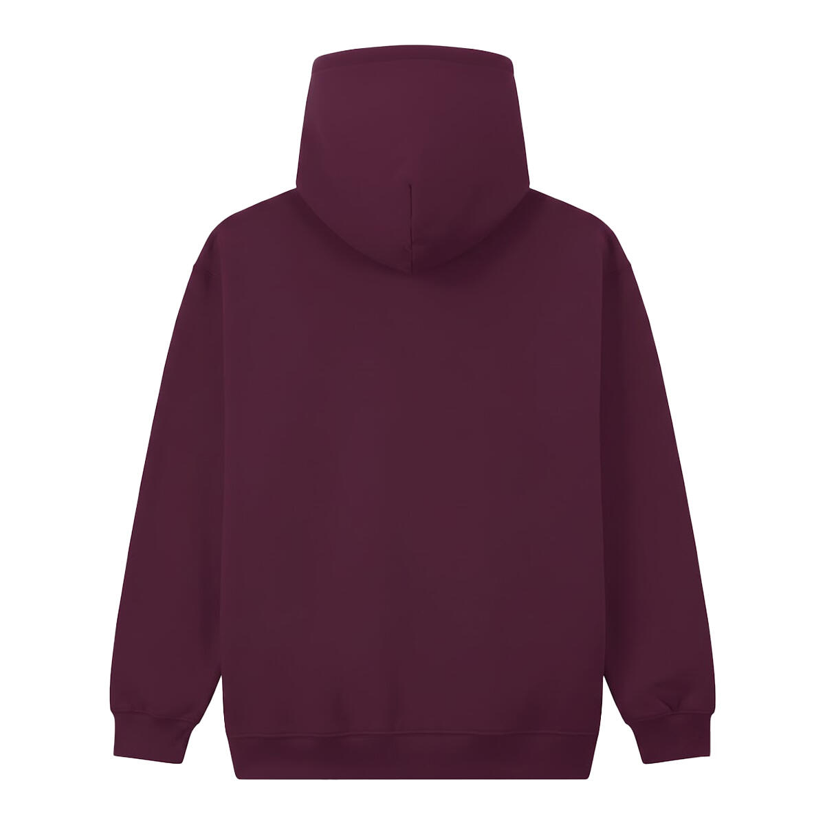 Sweat Uni À Capuche SOFTSTYLE Homme (Pourpre) 2/2