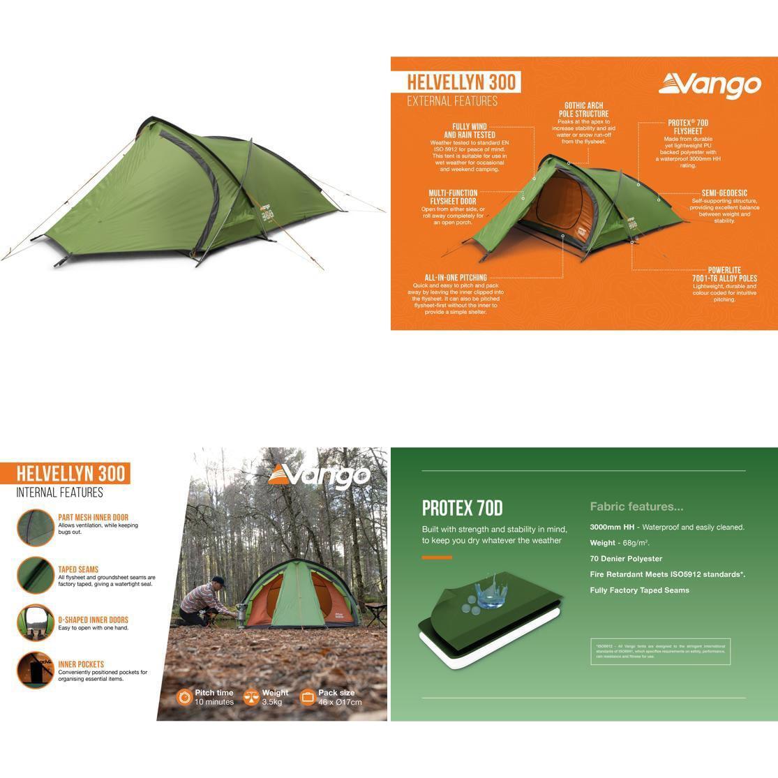 Helvellyn 300 Tent (pamir Green) 2/7