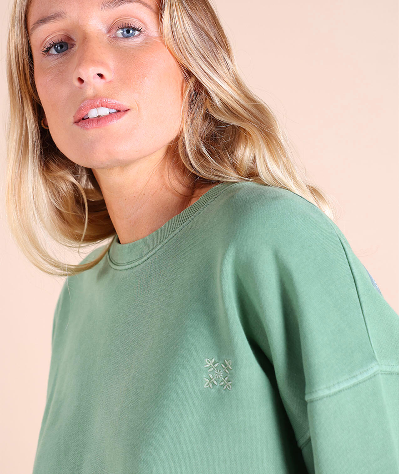 Felpa crewneck tinta unita SCROP 5/5