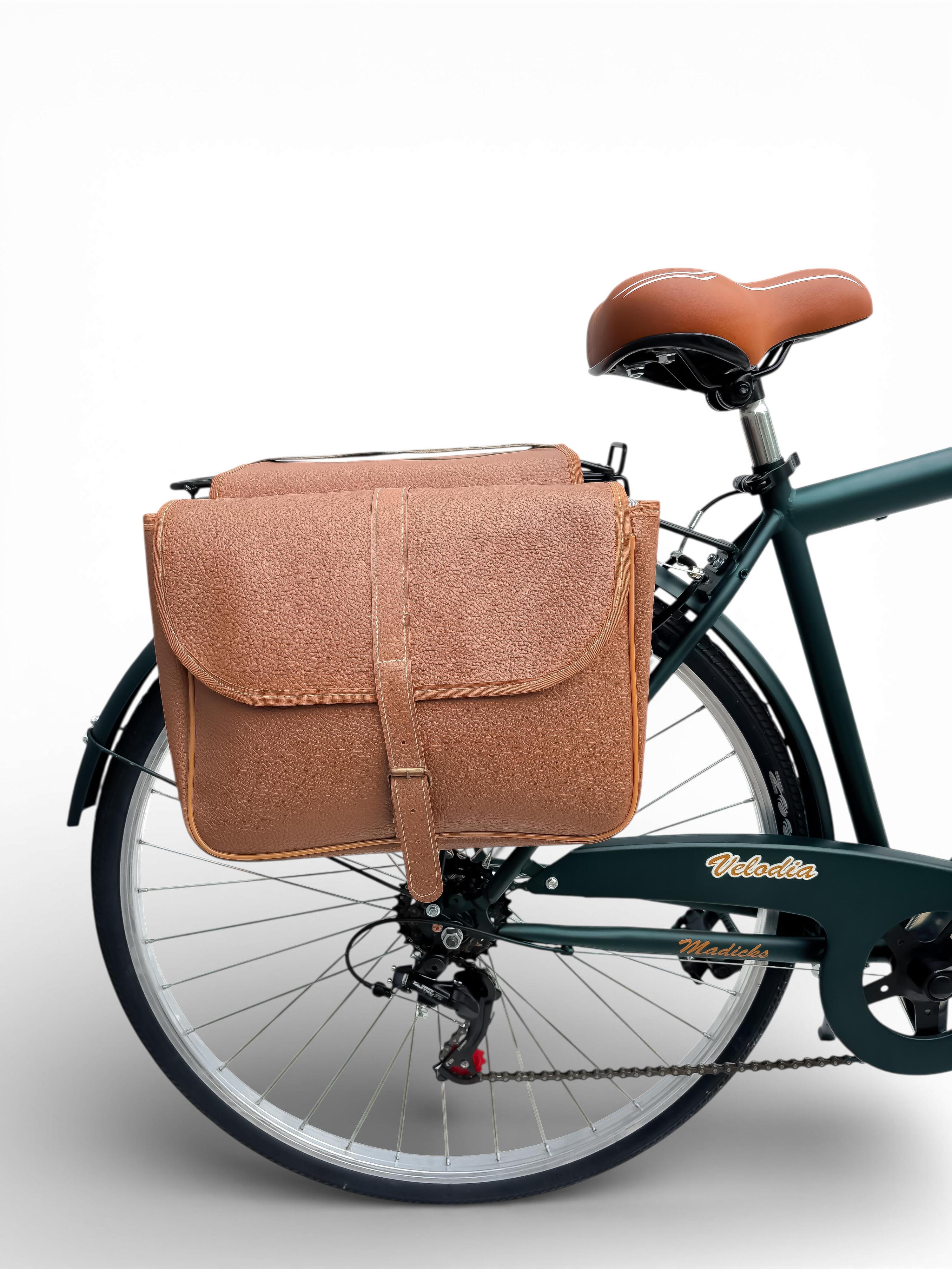Bicicletta Uomo Misura 28 Passeggio Bici Da Città Con Cambio Verde Vintage Retrò 2/8