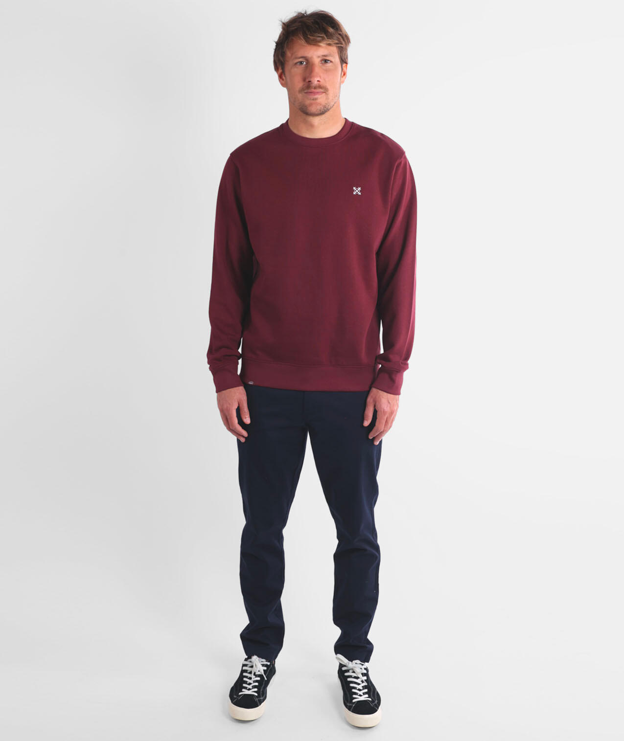 Sweater met ronde hals SOUET 4/4