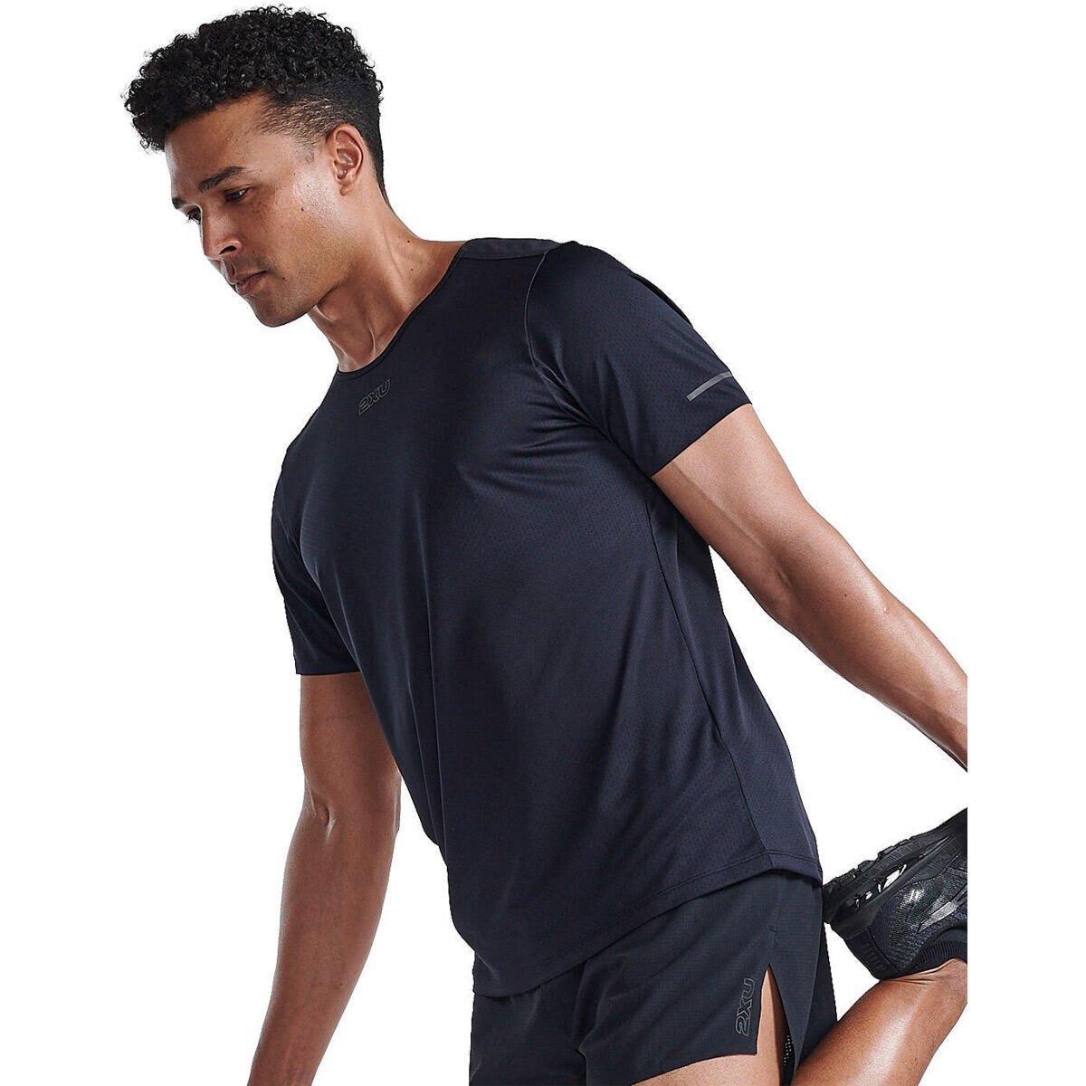 Camiseta Hombre Light Speed Tech Tee 2XU Negro 3/6