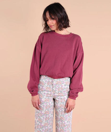 Felpa crewneck tinta unita SCROP
