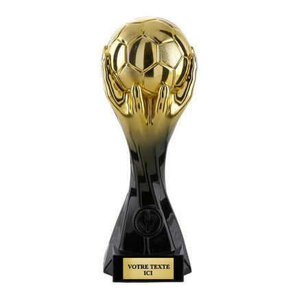 Trophée plastique or/noir football hauteur 27 cm