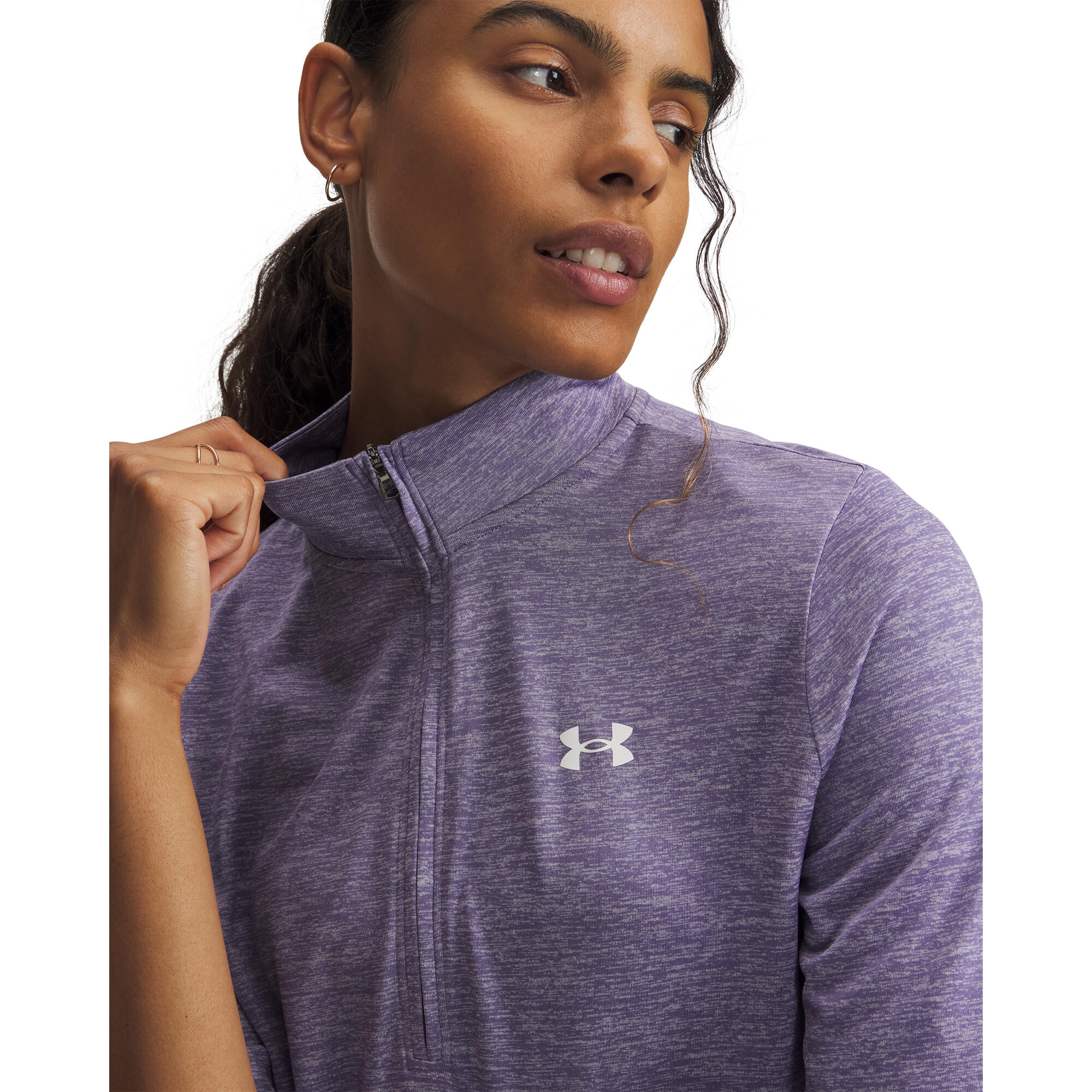 Under Armour Damen Langarm Shirt Tech 1/2 Zip- Twist 1384225 2/5