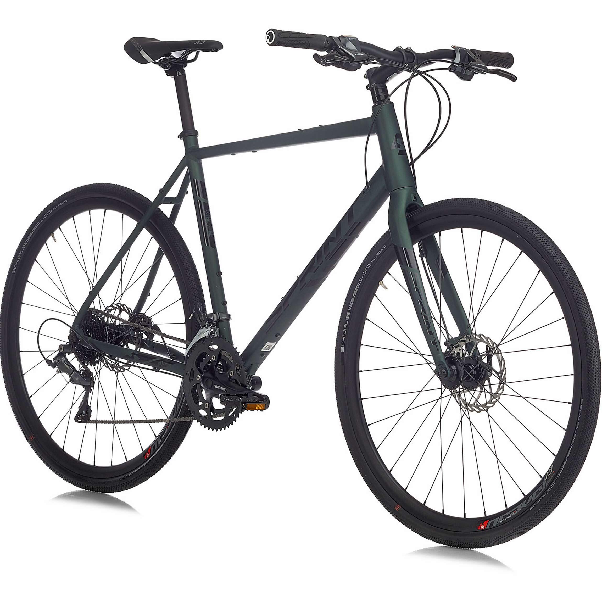 28" Herren Gravel Bike WHISPER PLUS Flatbar Fahrrad 2 x 8 Gang Shimano Claris 2/3