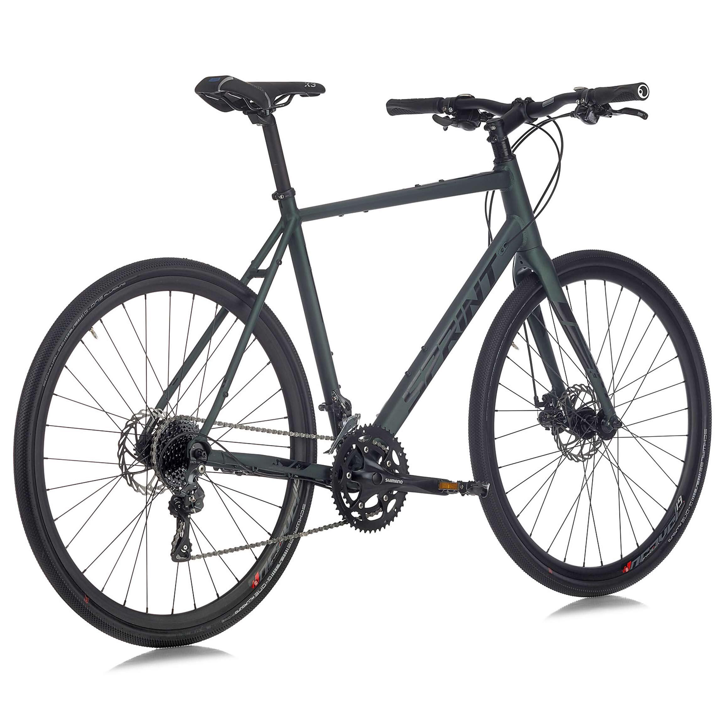 28" Herren Gravel Bike WHISPER PLUS Flatbar Fahrrad 2 x 8 Gang Shimano Claris 3/3