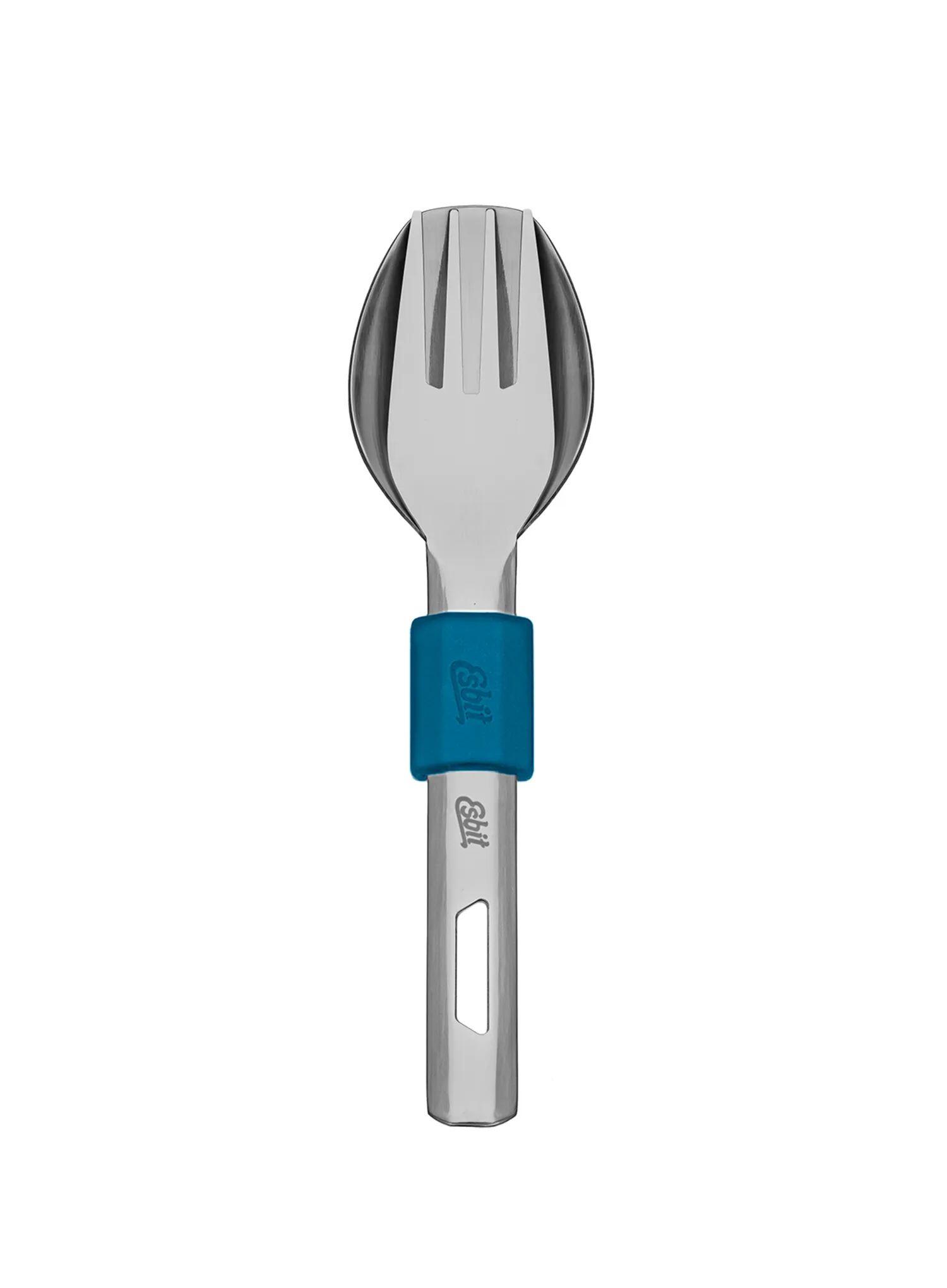 Sztućce turystyczne Esbit Cutlery Set Incl. Silicone Band S - polar blue 5/7