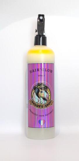 Hair Glow : Entwirrungsspray fur intensiven und langanhaltenden Glanz.