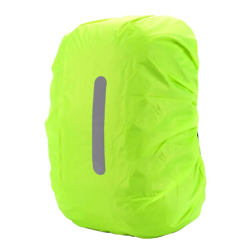 Husă impermeabilă reflectorizantă rucsac 15-25L galbenă