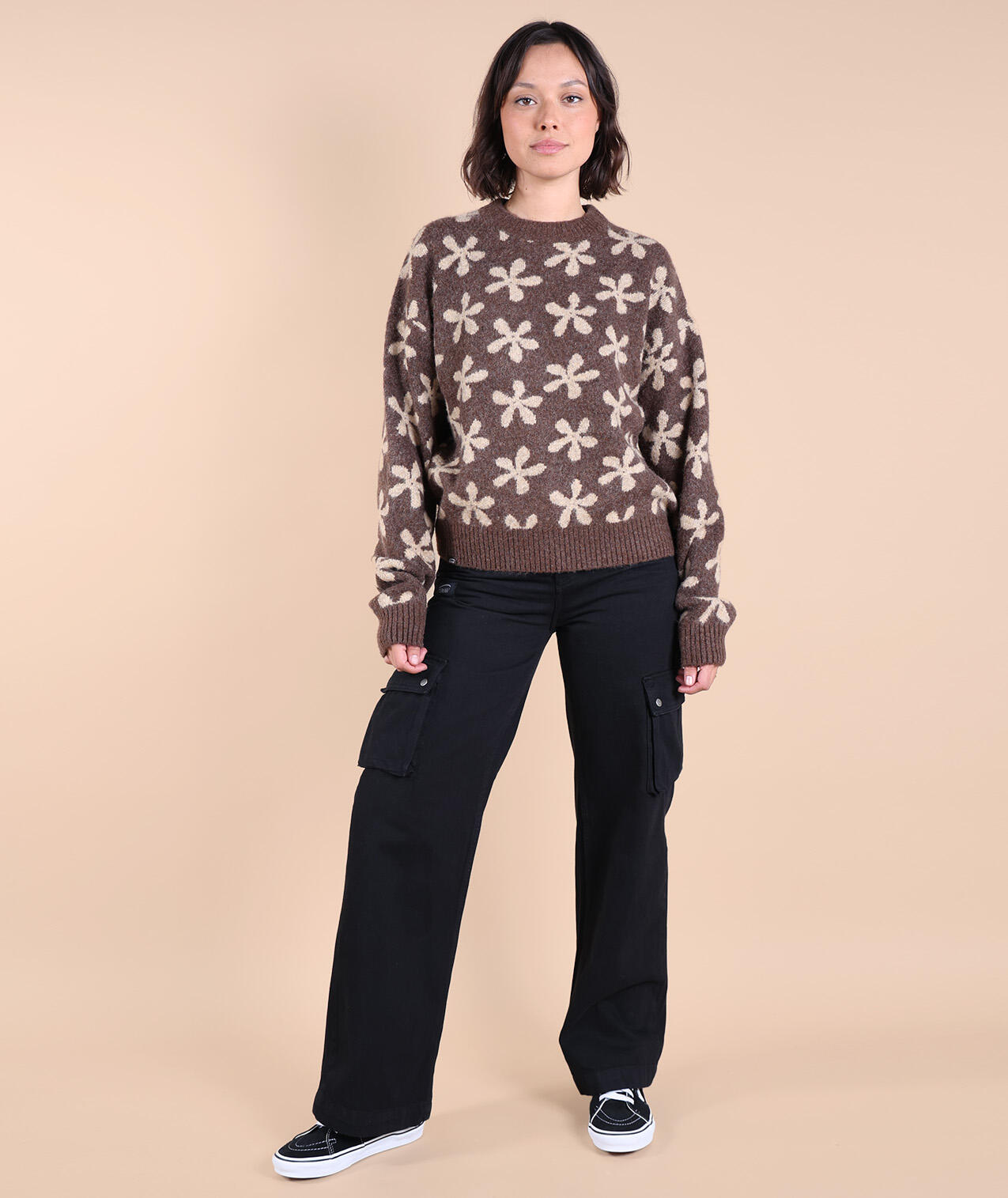 Pull jacquard fleurs PANDORA 3/5
