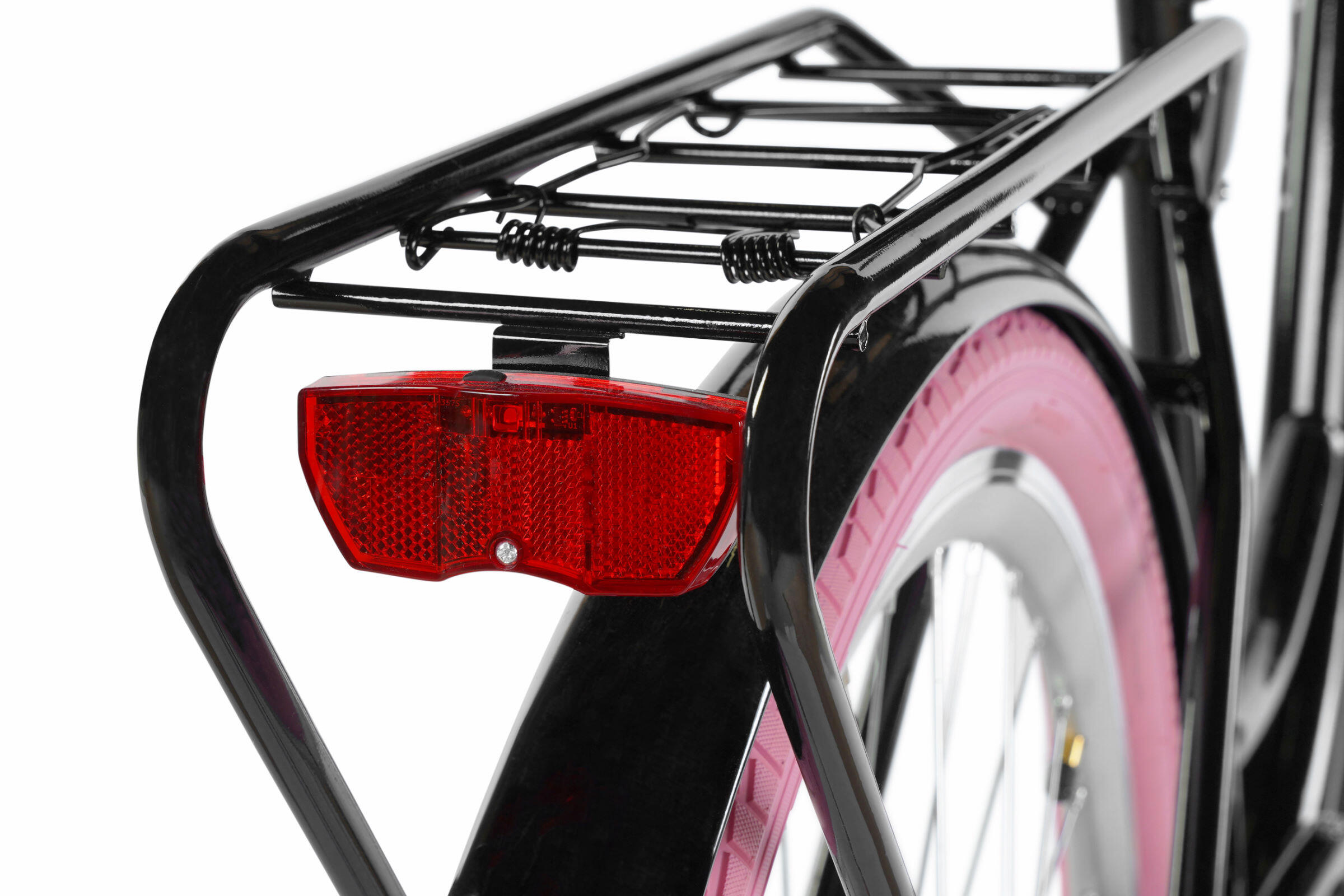 Damesfiets Davi Ella 28", 7 versnellingen, 160-185 cm, Zwart/Roze 6/8