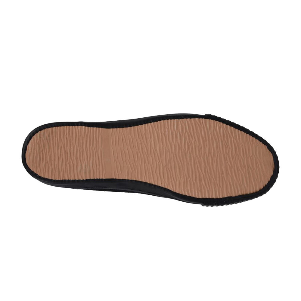 Leinenschuhe für , Elastischer Zwickel Kinder Schwarz 2/2
