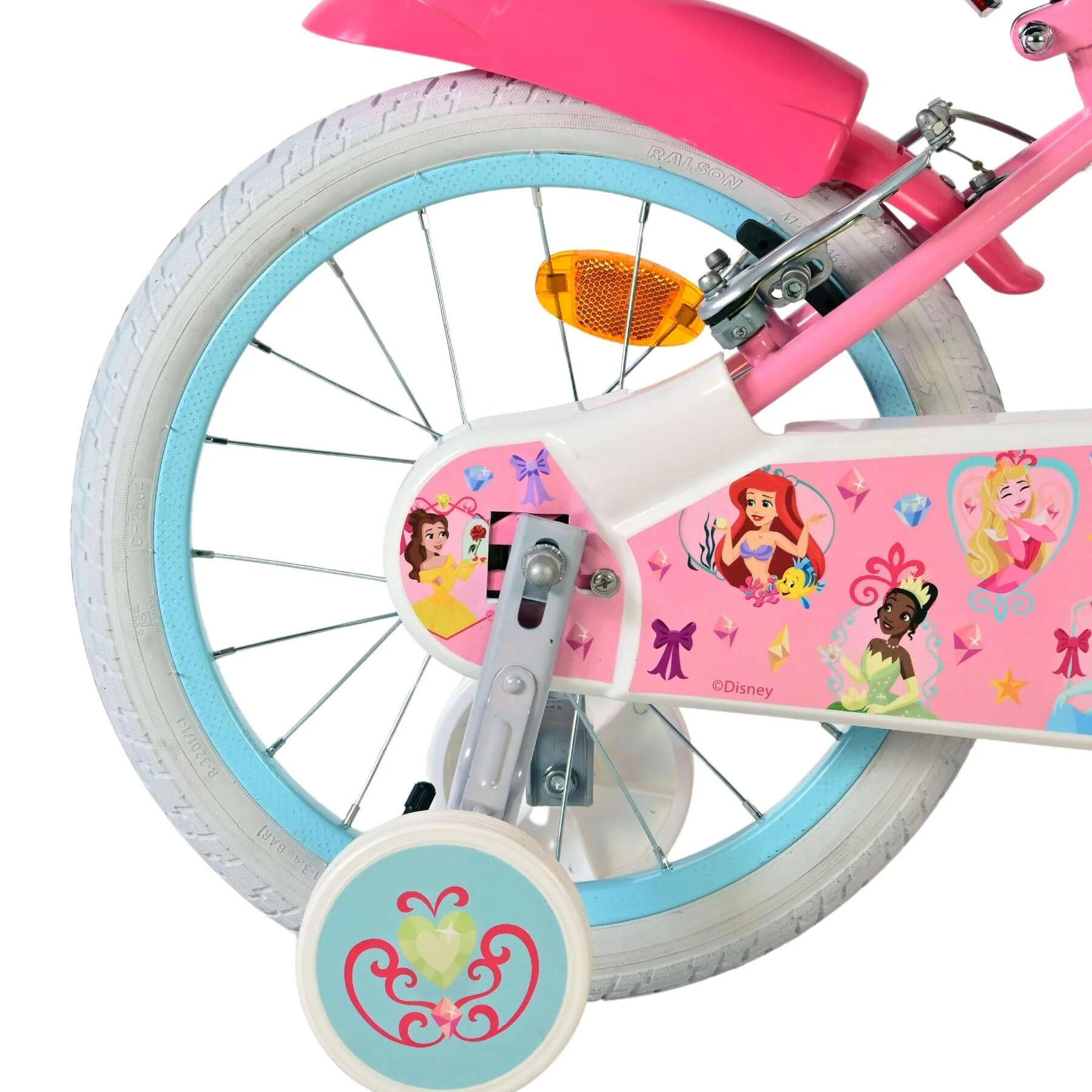 Bicicleta Niños Disney Princess 16 Pulgadas 5-7 años 3/5