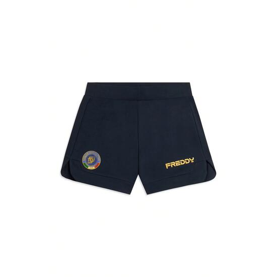 Short pour femmes avec fentes en molleton de coton, merchandising officielle de