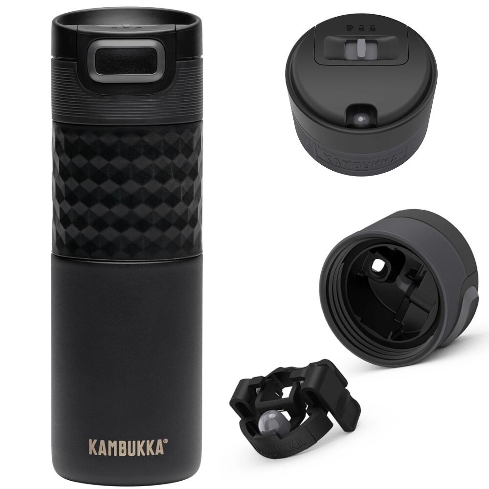 Kubek termiczny Termos Kambukka Etna Grip 500 ml - Black Velvet 3/7