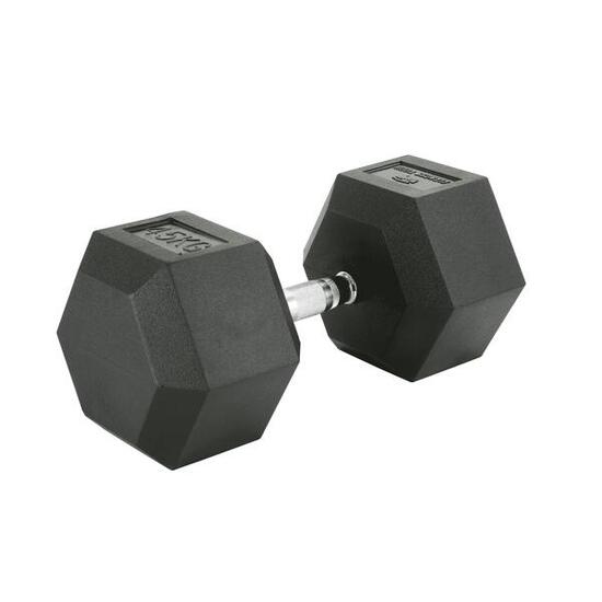 Haltères hexagonales 45kg Fitness Tech Set 2 Unités