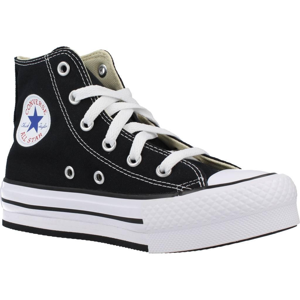 Baskets Converse Modèle Ctas Eva Lift Hi Couleur Noir 5/5