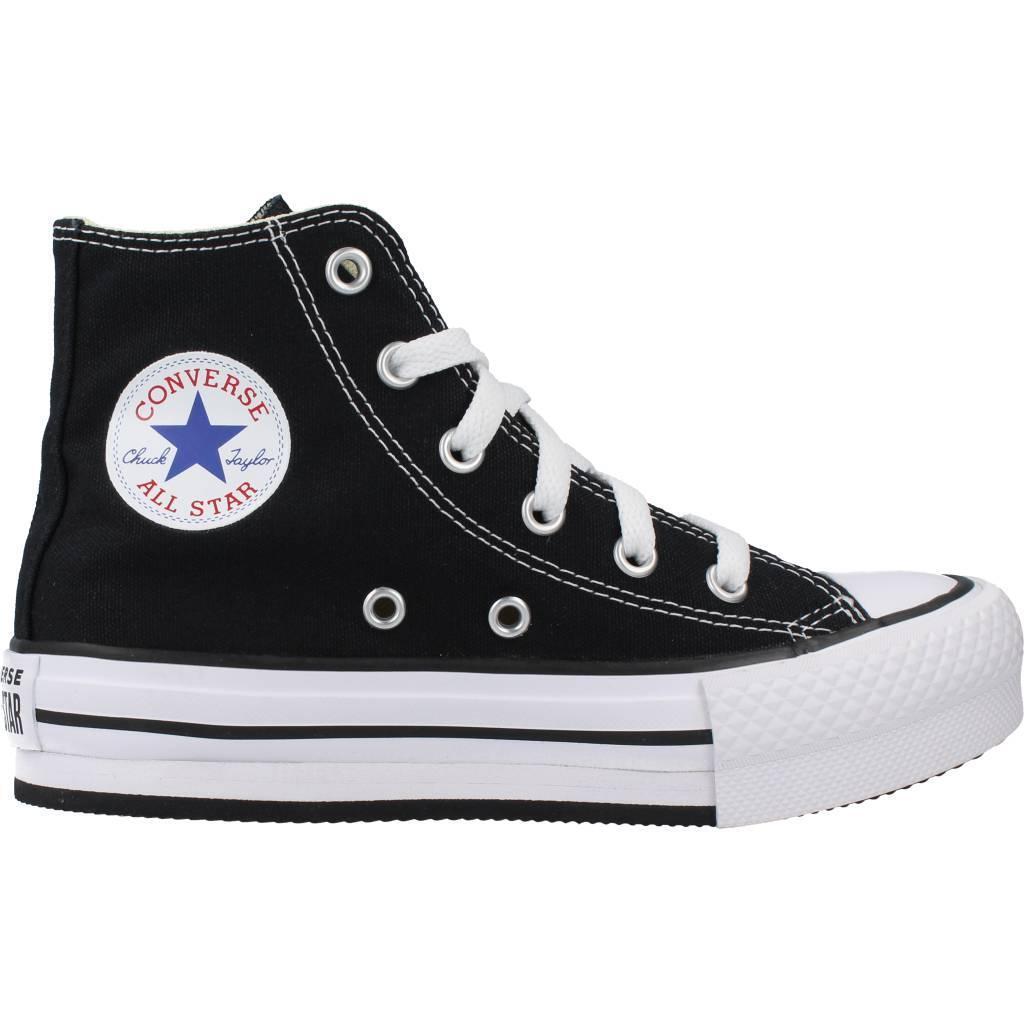 Baskets Converse Modèle Ctas Eva Lift Hi Couleur Noir 4/5