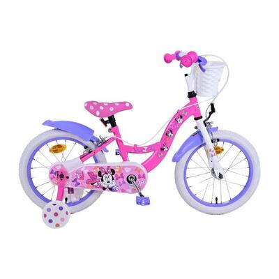 Kinderfiets 16 inch 5-7 jaar minnie mouse