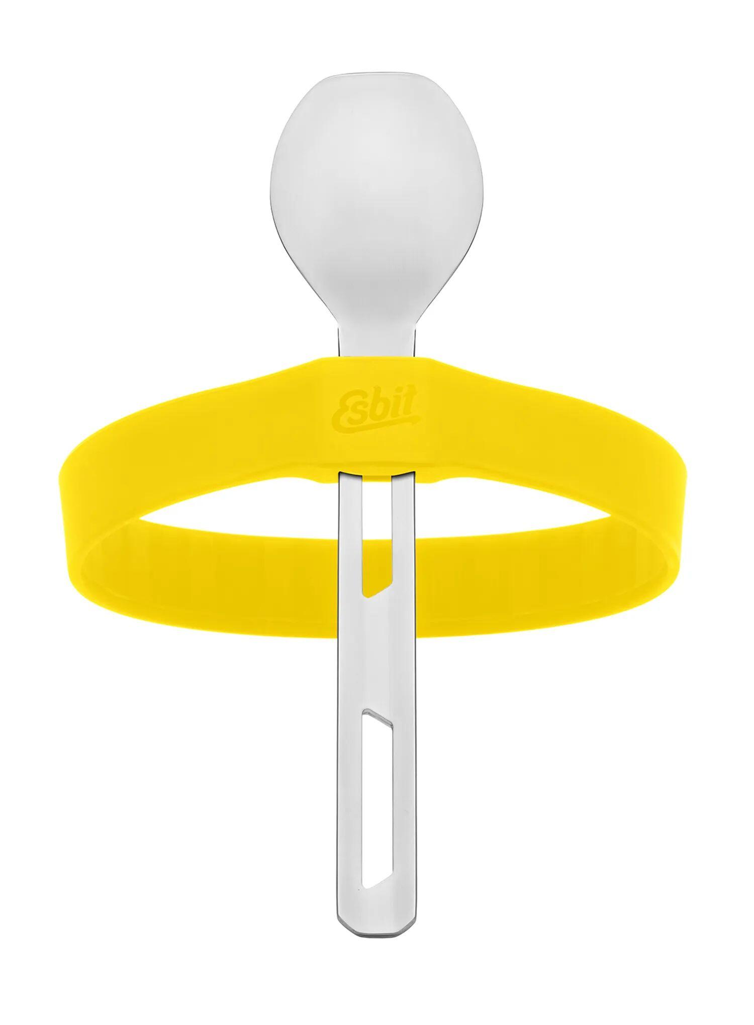 Sztućce turystyczne Esbit Cutlery Set Incl. Silicone Band L - sunshine yellow 4/7