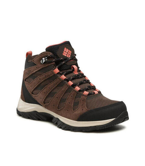 Zapatos deportivos Columbia Redmond III Mid marrón mujer senderismo